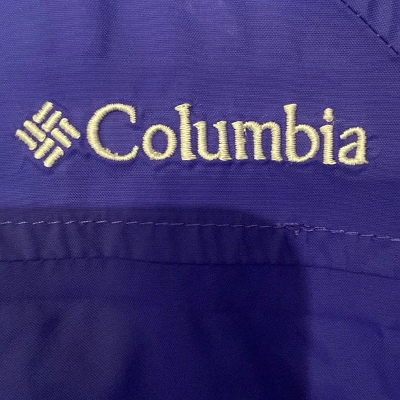 Columbia Omni Tech RainJacket Womens Sm Blue Waterproof Lightweight Hood Outdoor - Picture 3 of 17